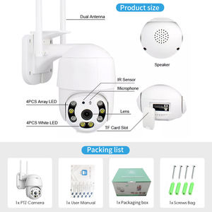 Vente chaude <span class=keywords><strong>Yi</strong></span> Full HD 1080P PTZ Wifi Caméra IP <span class=keywords><strong>Surveillance</strong></span> En Plein Air Coloré Nuit Sans Fil Vitesse Dôme Sécurité IP CCTV Caméra - Product Image 5
