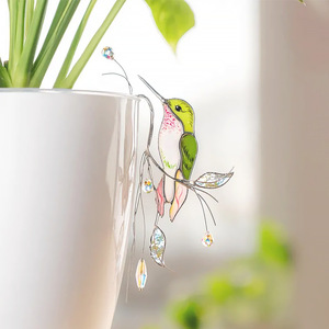 Attrape-lumière en verre teinté fait main personnalisé pour pot de fleurs de jardin, idéal pour le dropshipping - Product Image 1