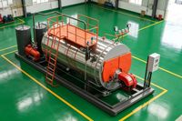 Caldera de Vapor Horizontal de 5 T/h, a Gas, de 3.5MW, de Cuatro Pasajes, con Espalda Húmeda, para Plantas Lácteas y Lecheras