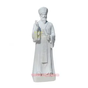 カスタムメイド教会宗教大理石聖彫刻洗礼アッシファラヤ大聖シャルベル像