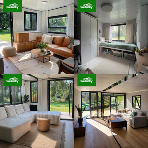 Erweiterbares Containerhaus Langlebiger Stahlrahmen Isoliertes Ausklappbares Containerheim für Camping, Büro und Unterkunftsprojekte - Product Image 4