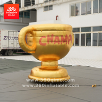 Mascotte gonflable géante 360° personnalisée, design réaliste, monstre de dessin animé, trophée publicitaire gonflable pour événement extérieur
