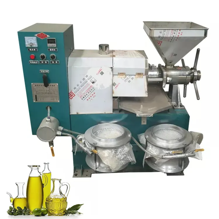 Kommerzielle kalte und heiße Erdnuss-Kokosnuss-Olivenöl-Press maschine Ölmühle zur Herstellung von Press-Extraktion maschinen