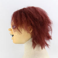 Nicro Masque facial mascarade fête horreur Chucky fantôme poupée masque effrayant effrayant enfants Halloween fête