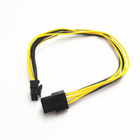 Kabel Ekstensi Catu Daya Mining EPS12V 2 Arah 8 Pin ke 6 Pin 18AWG CPU ATX Pabrik