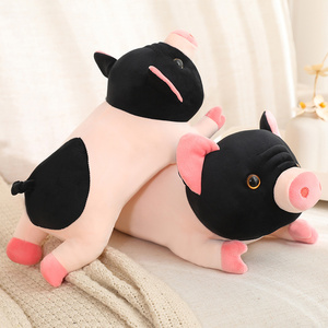 Vente flash - Animal en peluche - Compagnon réconfortant - Jouet en peluche ultra doux - Animaux de la ferme - Cochon couché de 20 cm - Product Image 3