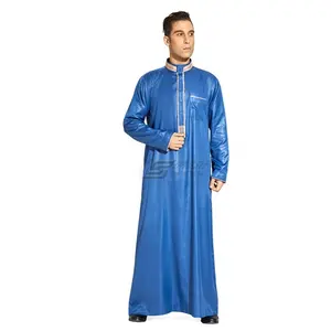 定制彩色摩洛哥男士abaya沙特成人长衫