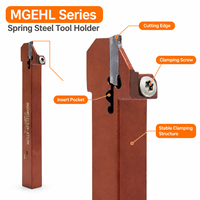 Outil de tournage pour aléseuse de face CNC MGEHL2525-3T21H, porte-outil en acier à ressort compatible avec les plaquettes MGMN MGGN