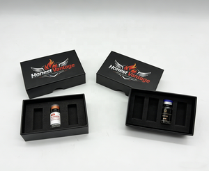 Boîte en carton personnalisée avec couvercle et base pour flacons de 2 ml, 3 ml, 10 ml, 20 ml, emballage pour flacons en verre de médicaments ou de peptides, pour 1/2/3/4 flacons - Product Image 4