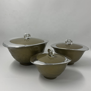 Deluxe Africano 3 Pz/set 0.6L + 1.2L + 2.5L ABS Isolati Casseruola Termo Piatto Caldo Scaldabiberon Contenitore Set - Product Image 3