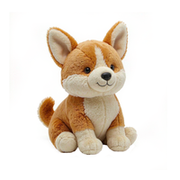 Peluche personnalisée de haute qualité, design animalier, adorable chien Corgi en peluche, basé sur un croquis artistique pour une poupée de personnage IP