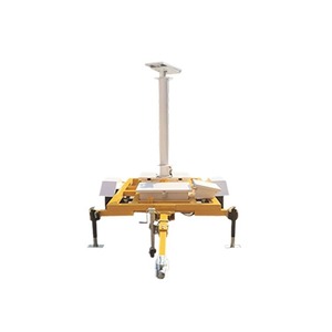 Équipement d'avertissement routier solaire à écran électrique sur châssis de remorque, éclairage de signalisation, IP65, acier Q235 - Product Image 1