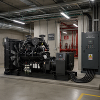 Cummins KTA19-G3A Dieselgenerator 400KW 500KVA Aggregat Notstromversorgung für Intensivstation und Operationssaal, Kommerzielle Werbefotografie