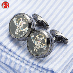 Unique nickel plating Cufflinks stainless steel Cufflink Jewelry, Watch Movement Tourbillon Cufflink - Product Image 3