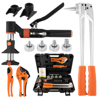 Podofo Pince à sertir manuelle hydraulique réglable Pex-1632 pour l'expansion de tuyaux de chauffage par le sol, outils de serrage coulissants pour raccords de tuyauterie