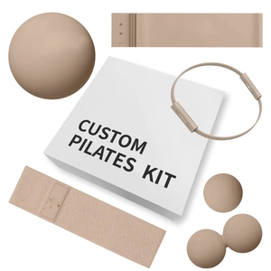 Kit aksesori kustom pita peregangan Gym tali resistensi kain pita resistensi lingkaran ajaib Kit Pilates cincin Pilates untuk wanita - Product Image 1