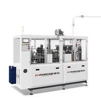 Machine entièrement automatique pour gobelets en carton simple paroi, équipement spécialisé pour la production de bols à salade isothermes