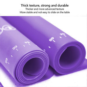 แผ่นรองอบซิลิโคนขนาดใหญ่พิเศษ 45x60 ซม. ใช้สำหรับรีดแป้งพิซซ่า ฐานวางเครื่องไม่ติดกระทะ อุปกรณ์ครัว - Product Image 3