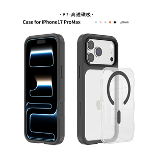 <span class=keywords><strong>Funda</strong></span> Magnética <span class=keywords><strong>Original</strong></span> Transparente para iPhone 17 Air 16 15 14 13 12 11 Pro Max Plus, <span class=keywords><strong>Funda</strong></span> de Silicona Magnética Transparente - Product Image 2