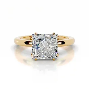 Anelli di Lusso Personalizzati MUSHAN in <span class=keywords><strong>Argento</strong></span> Sterling <span class=keywords><strong>925</strong></span> con Moissanite VVS Colore D da 3, 4, 5 carati, Fede Nuziale Brevettata MST - Product Image 6