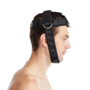 YueNai Neck Training Equipment Head Harness Unisex Nylon <b>Adjustable</b> Support <b>Strap</b> All Seasons Use - Product Image 3