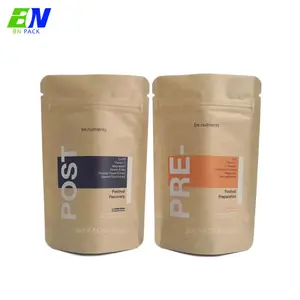 Túi Giấy Kraft Nâu Thân Thiện Với Môi Trường Doy Pack Túi Đứng Cho Thực Phẩm - Product Image 4