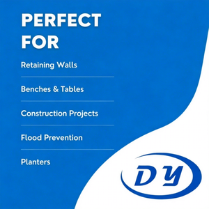 Cesta de Malla de Gabión Cuadrada Personalizable con Certificación ISO, 2m x 1m x 1m, con Marco de Alambre de Hierro Galvanizado para Muros de Gabión y Asientos - Product Image 2