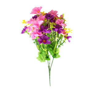 Ramo de margaritas artificiales, flores de seda y plástico de 10cm-30cm de altura, arreglo floral de alta simulación para decoraciones de primavera - Product Image 4