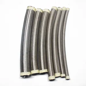 Ptfe hose उच्च दबाव स्टेनलेस स्टील ब्रेडेड ptfe hose