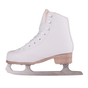Patines de Hielo de Cuero Blanco con Cuchilla de Metal para Patinaje Artístico - Product Image 4