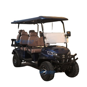 Vehículo Eléctrico Todoterreno de Golf Súper Genial, Carro de Golf de Lujo de Alta Calidad con 6 Asientos, Carro de Golf Club Car en Venta - Product Image 1