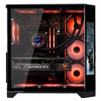 Boîtier PC Gamer AntarcChill Nouveau Style Full Tower en Acier ATX en Stock Vente Chaude avec Éclairage LED 360 10 Ventilateurs