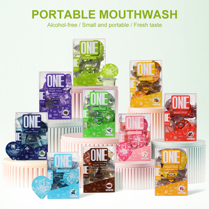 ONE Offre Spéciale : Bain de bouche en gelée 15 ml, saveur thé vert douce, sans sucre, sans alcool, nettoyage doux, soin buccal portable, 20 gobelets - Product Image 2