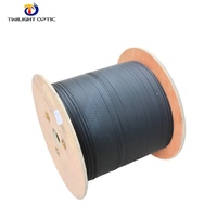 Fibra optica cable de red otdr Home 1000m rollo de un solo núcleo optique FTTH Cable de caída de fibra