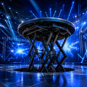 เวทียกหมุนได้ 360 องศา ความเร็วต่ำ ทำงานราบรื่น อุปกรณ์เวทีสำหรับงานแสดงสด - Product Image 3
