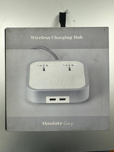 Hub Magnetic for Wireless Charger-Durable Aluminum Woodie Design 20W Charging 2 USB Ports High Efficiency Fast Charging - Product Image 3