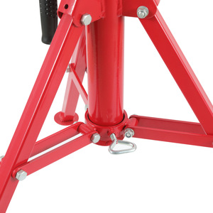 Wholesale Adjustable Height V-<b>roller</b> Vise Stand Extendable Tripod Clamp with Manual Drive for <b>Metal</b> Pipe Support - Product Image 4