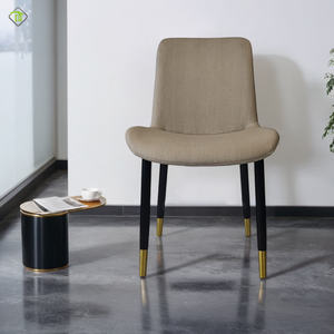 Pour hôtel Villa <span class=keywords><strong>gris</strong></span> velours tissu <span class=keywords><strong>chaise</strong></span> de salle à manger Style <span class=keywords><strong>scandinave</strong></span> <span class=keywords><strong>chaise</strong></span> de salle à manger sans accoudoirs <span class=keywords><strong>chaise</strong></span> de salle à manger confortable - Product Image 3