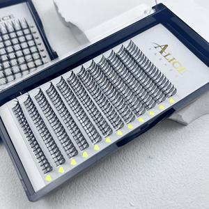 Vente en gros de cils manga animés pointes de cils vaporeux bandes de cils foncés extrêmes faux cils de vison vaporeux - Product Image 2