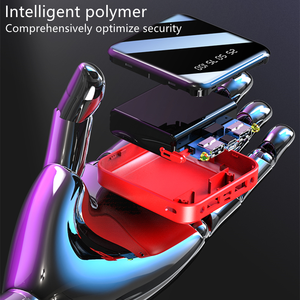 Power Bank Portatile Ultra Sottile <span class=keywords><strong>Mini</strong></span> 5000mAh con Display LED, Doppia Uscita USB, Ingresso Micro USB, Logo Personalizzabile 10000mAh - Product Image 2