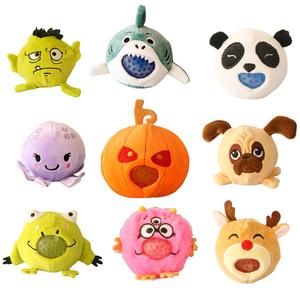 Juguete de Peluche Creativo con Forma de Animal, Bola Antiestrés, Monstruo Peludo, Pulpo, Tiburón, Alce, Koala, Panda - Product Image 1