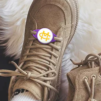 Vente en gros de breloques personnalisées étanches en PVC pour lacet de chaussures avec élastique pour accessoires de décoration