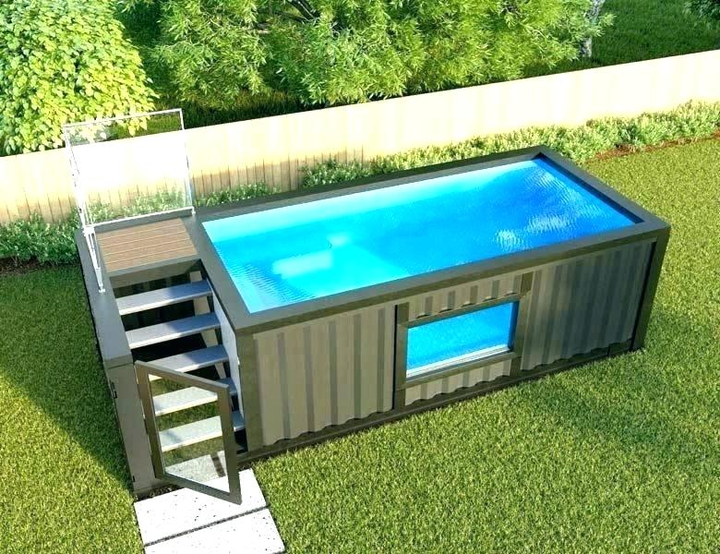 20ft & 40ft Shipping Container Swimming Pools - Durable & Stylish