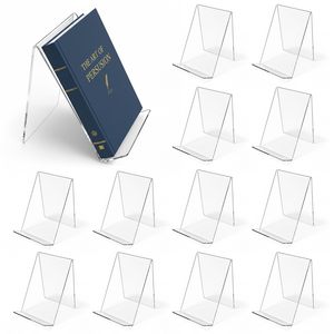 Expositor de Acrílico Transparente de 4x5 Pulgadas con Soporte <span class=keywords><strong>para</strong></span> Tabletas, <span class=keywords><strong>para</strong></span> Libros, Cuadros, Cuadernos, <span class=keywords><strong>Partituras</strong></span>, Obras de Arte y CD. - Product Image 6