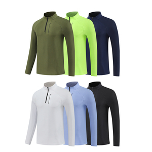 Haut à col rond personnalisé avec poignets élastiques Conception imprimée en tissu tissé à coupe ample - Product Image 2