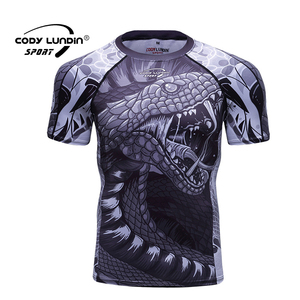 Compresión de manga corta de sublimación de ropa deportiva para <span class=keywords><strong>hombre</strong></span> de 3D Animal T Shirt - Product Image 1