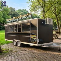 Truk Makanan Mobile CAMPTRL dengan Dapur Lengkap, Bakery, Kopi, Trailer Katering, Restoran Mobile, Trailer Makanan Besar, Dilengkapi Penuh