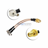 Adaptateur coaxial SMA femelle vers TS9 mâle 3G, câble pigtail pour montage en saillie