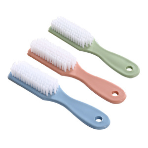 <b>Shoe</b> Brush Plastic <b>Soft</b> Bristle 3 Pieces For Cleaning <b>Shoes</b> Laundry Brush With Hang Hole - Product Image 5