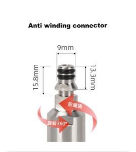 Pistolet à eau haute pression <span class=keywords><strong>Karcher</strong></span> avec connecteur pivotant à 360 degrés, série K vers raccord rapide 3/8 1/4 M22 pour <span class=keywords><strong>tuyau</strong></span> de pistolet à eau - Product Image 3